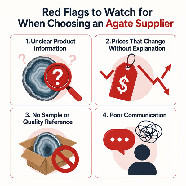 Red Flags to Watch for When Choosing an Agate Supplier