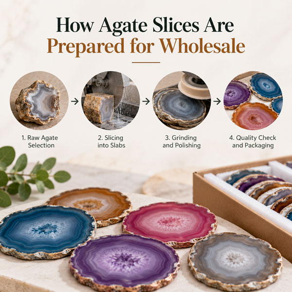 How Agate Slices Are Prepared
